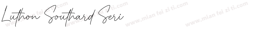 Luthon Southard Seri字体转换